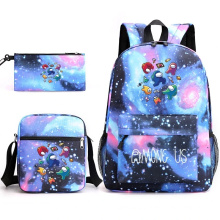 2PCS Sets High Quality Fashion Polyester Custom Pattern Designer Backpacks